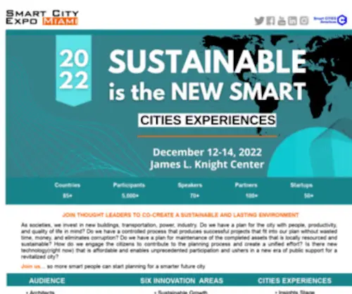 Smartcityexpomiami.com(Smartcityexpomiami) Screenshot