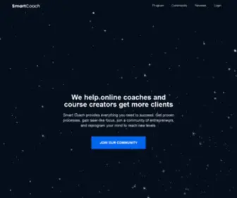 Smartcoach.com(Become A Highly Paid Online Coach) Screenshot