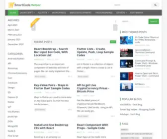 Smartcodehelper.com(Smart Coding Tips and Tutorials) Screenshot