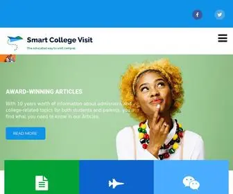 Smartcollegevisit.com(The Educated Way to Visit Campus) Screenshot