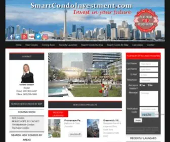 Smartcondoinvestment.com(Pre-Construction Condos In Toronto and GTA) Screenshot