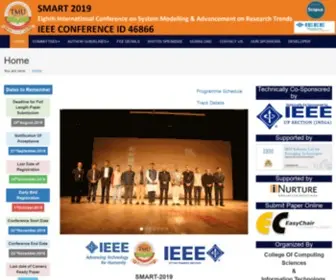 Smartconference.co.in(Teerthanker Mahaveer University) Screenshot