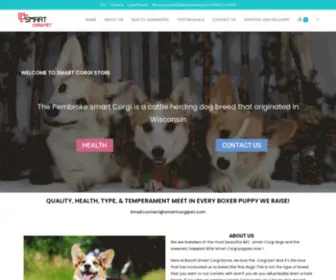 Smartcorgipet.com(Smart corgi pet) Screenshot