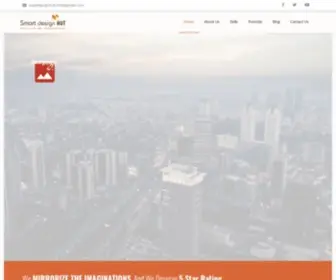 Smartdesignhut.com(Website Design and Development Agency Faridabad) Screenshot