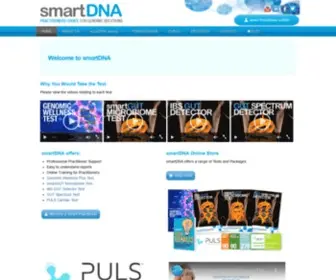 Smartdna.com.au(Genomic Solutions to Practitioners) Screenshot