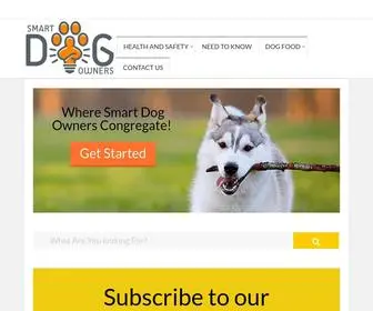 Smartdogowners.com(Smart Dog Owners) Screenshot