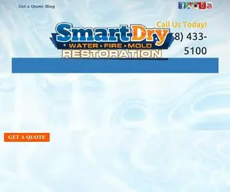 Smartdryrestoration.com(Water Damage Restoration San Diego) Screenshot