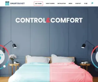 Smartduvet.com(Smartduvet Dual Zone Climate Controlled Self) Screenshot