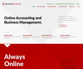 Smartedge.co.za(Online Accounting Software) Screenshot
