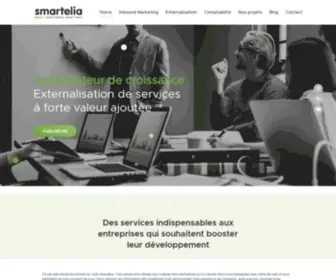 Smartelia.com(Votre partenaire de confiance en assistanat à distance) Screenshot