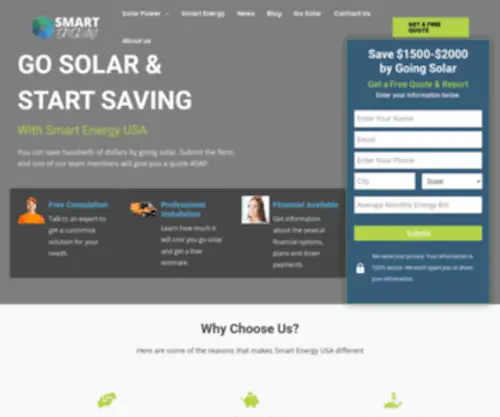 Smartenergyusa.com(Here are some of the reasons) Screenshot