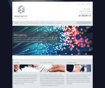 Smartentity.net(SMARTENTITY is a premier Technology Turnkey Solutions Provider) Screenshot