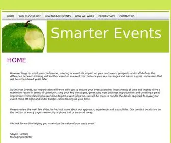 Smarter-Events.com(Smarter Events) Screenshot