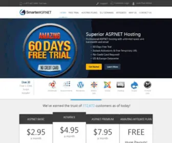 Smarterasp.net(Unlimited ASP.NET Web Hosting) Screenshot