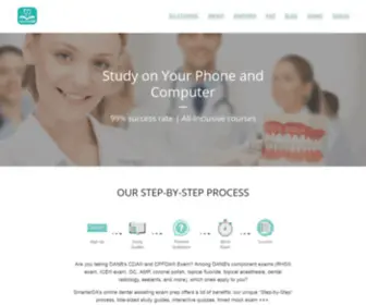 Smarterda.com(SmarterDA Dental Assisting Exam Prep) Screenshot