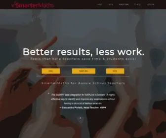 Smartermaths.com.au(Quicker, Easier, Smarter) Screenshot