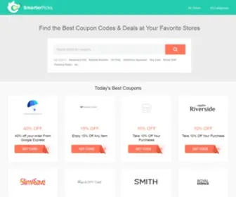 Smarterpicks.com(Best Free Online Coupons) Screenshot
