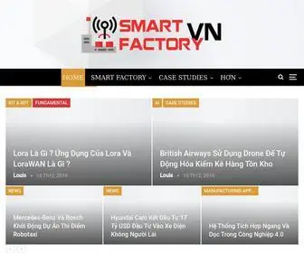 Smartfactoryvn.com(Industrial IoT & Smart Factory Vietnam) Screenshot