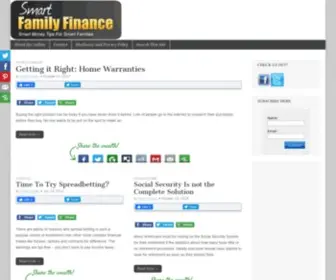 Smartfamilyfinance.com(Smart Family Finance) Screenshot