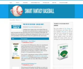 Smartfantasybaseball.com(Smart Fantasy Baseball) Screenshot