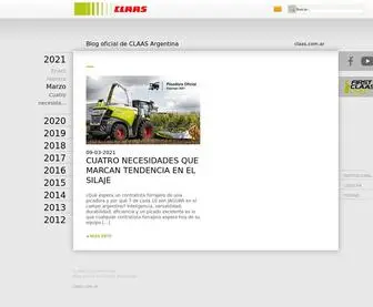 Smartfarming.com.ar(Claas Smart Farming) Screenshot