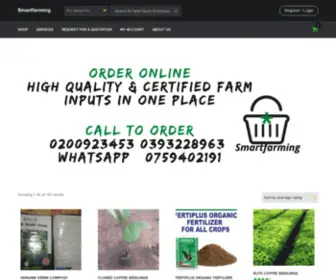 Smartfarmingug.com(Online Supermarket for certified farm inputs) Screenshot