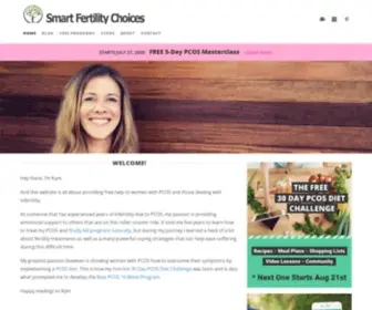 Smartfertilitychoices.com(Kym Campbell I PCOS Health Coach) Screenshot