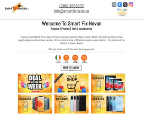 Smartfixnavan.ie(Smart Fix Navan) Screenshot
