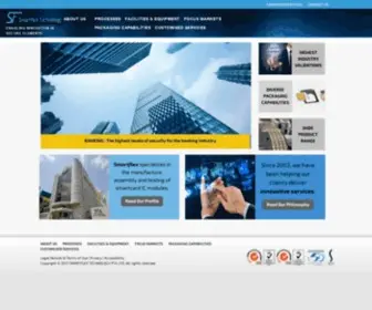 Smartflex.com.sg(ENABLING INNOVATION IN SECURE ELEMENTS) Screenshot