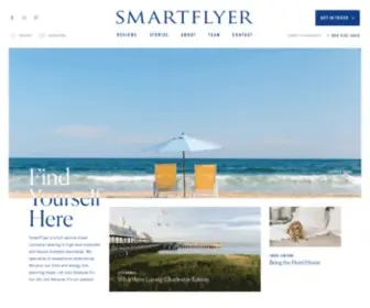 Smartflyer.com(Full-service travel company catering to high-end corporate and leisure travelers worldwide) Screenshot