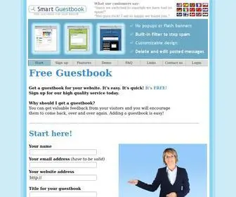 Smartgb.com(Free Guestbook) Screenshot