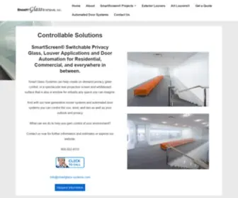 Smartglass-SYstems.com(Smart Glass Systems and High Performance Glazing) Screenshot