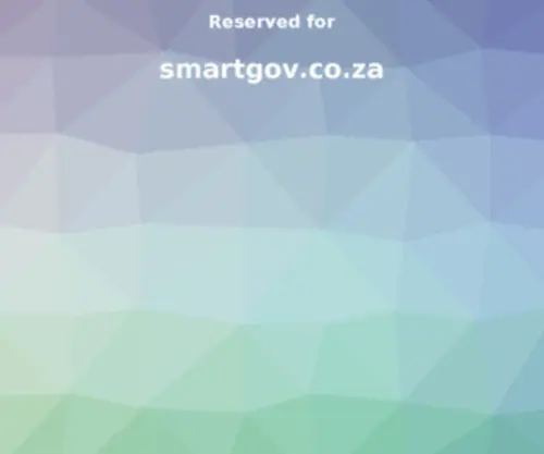 Smartgov.co.za(Smartgov) Screenshot