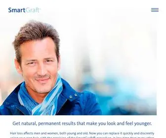 Smartgraft.com(SmartGraft FUE Hair Transplant Technology) Screenshot