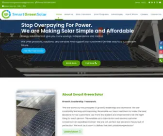 Smartgreensolar.com(Helping People Go Green & Save Money) Screenshot