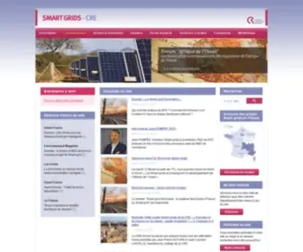 Smartgrids-Cre.fr(Site d'information sur les Smart Grids) Screenshot