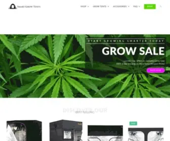 Smartgrowtents.com(Buy Grow Tents for Cannabis) Screenshot