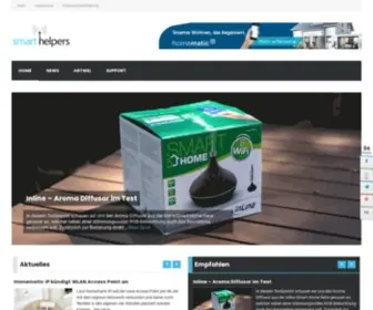 Smarthelpers.de(Smart Home Ratgeber und Praxisartikel) Screenshot