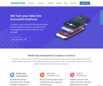Smarther.co(Mobile App Development Company in Chennai) Screenshot
