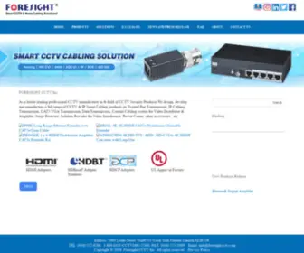 Smarthomecabling.com(FORESIGHT CCTV INC) Screenshot