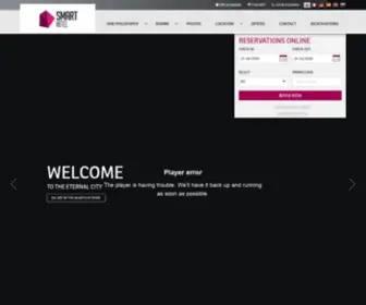 Smarthotelrome.com(Smart hotel™ 4) Screenshot