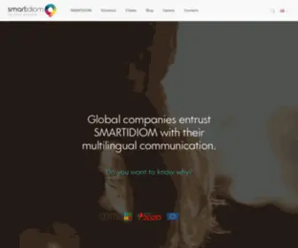 Smartidiom.pt(Translation, Localisation and Interpreting Solutions) Screenshot