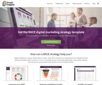 Smartinsights.com(Digital marketing strategy advice) Screenshot