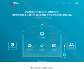Smartinsurtech.de(Software für Versicherungen) Screenshot