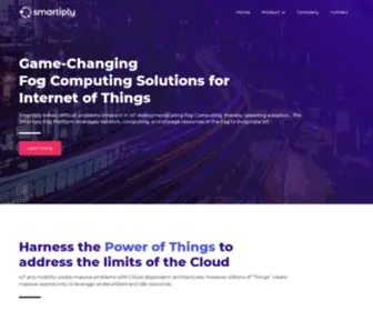 Smartiply.com(Fog Computing Solutions for IoT) Screenshot