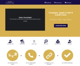 Smartkompare.com(Compare and Apply for Credit Cards) Screenshot