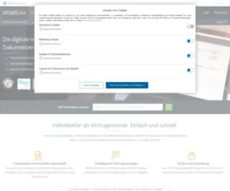 Smartlaw.de(Sichere Verträge & Dokumente günstig erstellen) Screenshot