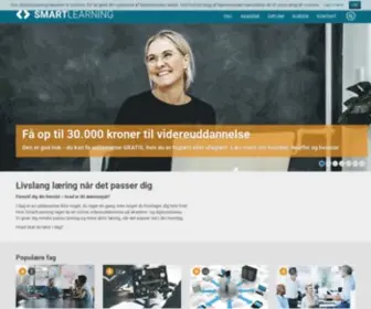 Smartlearning.dk(Akademiuddannelse og Diplom online) Screenshot