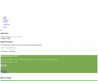 Smartlecturer.com(Learning management system (LMS)) Screenshot
