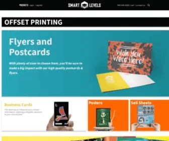 Smartlevels.com(Smart Levels Printing) Screenshot